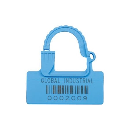 Cambridge Security Seals One Piece Padlock Seal Med Blue 100/Pack OPP00266